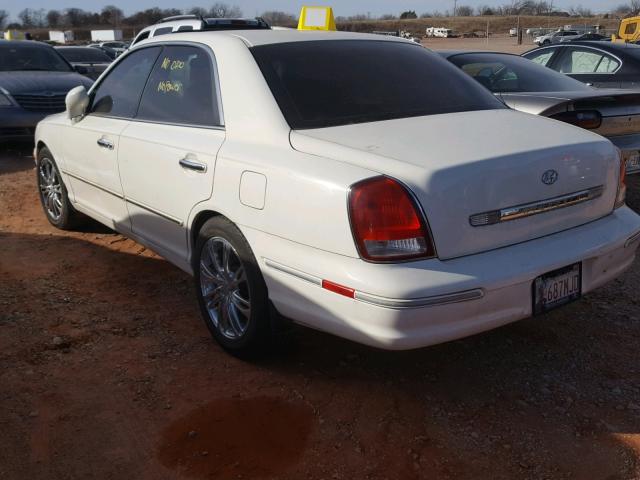 KMHFU45E22A184487 - 2002 HYUNDAI XG 350 WHITE photo 3