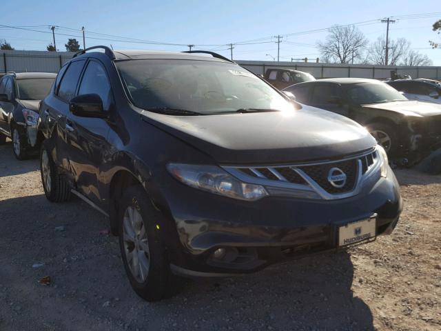 JN8AZ1MU3BW060341 - 2011 NISSAN MURANO S BLACK photo 1