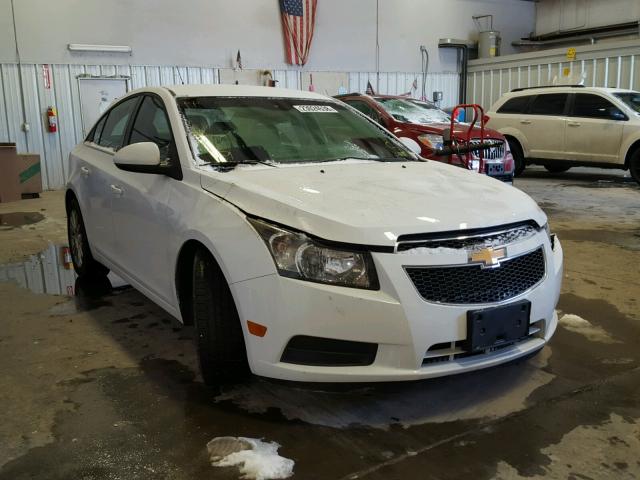 1G1PK5S98B7268587 - 2011 CHEVROLET CRUZE ECO WHITE photo 1