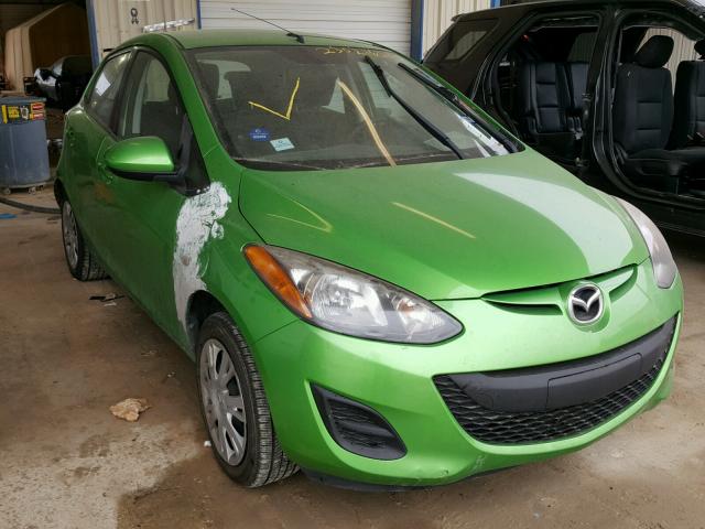 JM1DE1KY8C0149725 - 2012 MAZDA MAZDA2 GREEN photo 1