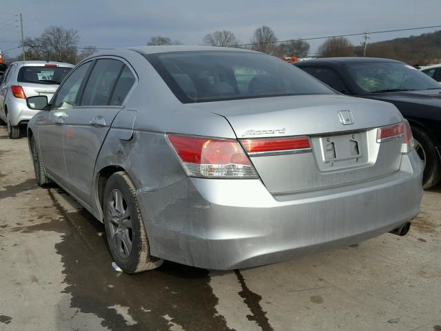 1HGCP2F48CA187177 - 2012 HONDA ACCORD LXP SILVER photo 3