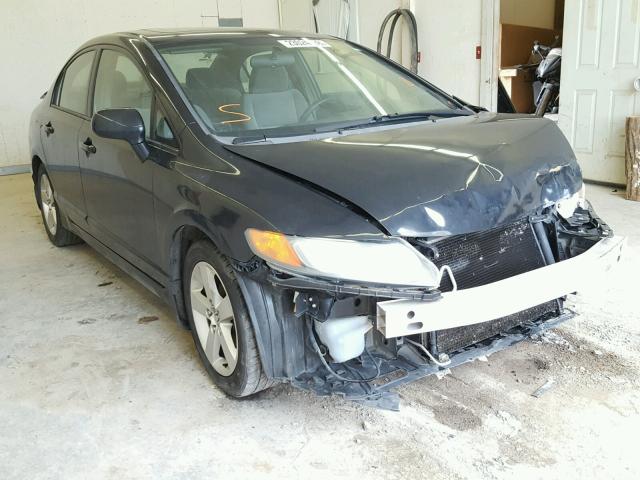 1HGFA16807L051633 - 2007 HONDA CIVIC EX შავი ფოტო 1