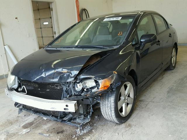 1HGFA16807L051633 - 2007 HONDA CIVIC EX შავი ფოტო 2