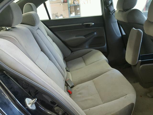 1HGFA16807L051633 - 2007 HONDA CIVIC EX შავი ფოტო 6