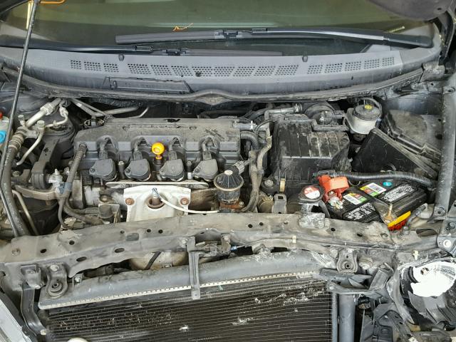 1HGFA16807L051633 - 2007 HONDA CIVIC EX შავი ფოტო 7