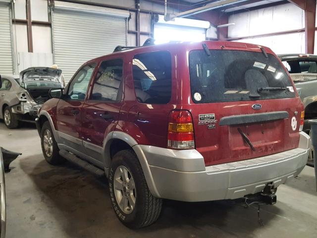 1FMYU03177KB19802 - 2007 FORD ESCAPE XLT RED photo 3