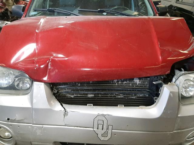 1FMYU03177KB19802 - 2007 FORD ESCAPE XLT RED photo 7