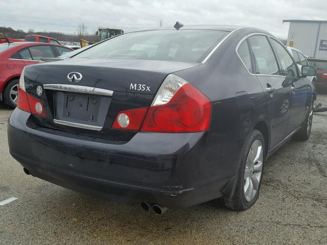 JNKAY01F57M460823 - 2007 INFINITI M35 BASE BLACK photo 4