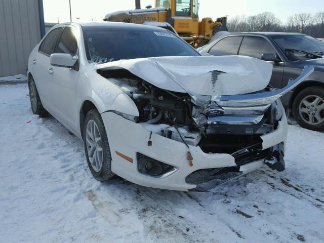 3FAHP0JG4CR411065 - 2012 FORD FUSION SEL WHITE photo 1