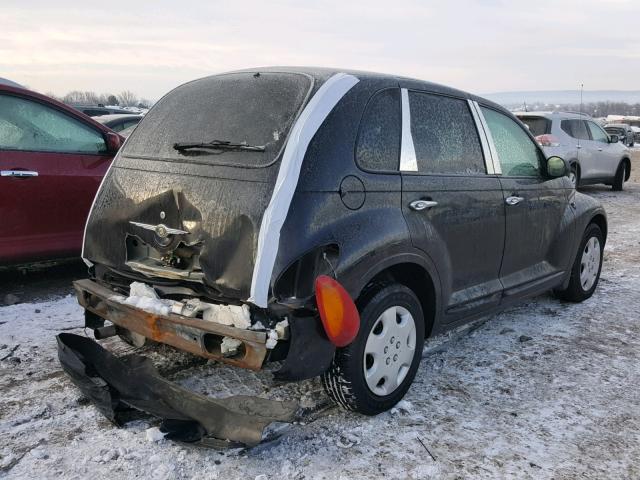 3C4FY58B45T535509 - 2005 CHRYSLER PT CRUISER BLACK photo 4