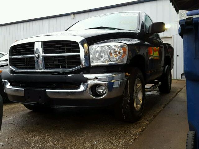 1D7HU16278J159339 - 2008 DODGE RAM 1500 S BLACK photo 2