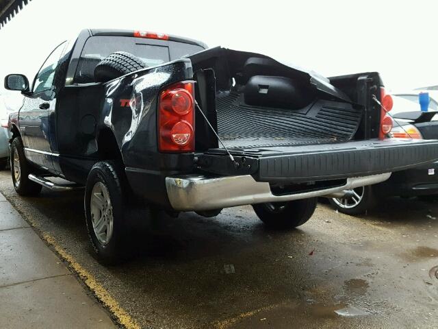 1D7HU16278J159339 - 2008 DODGE RAM 1500 S BLACK photo 3