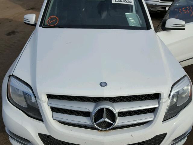 WDCGG8JB3EG304327 - 2014 MERCEDES-BENZ GLK 350 4M WHITE photo 7