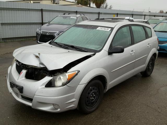 5Y2SL62804Z407792 - 2004 PONTIAC VIBE SILVER photo 2