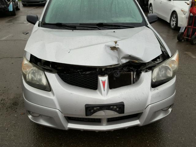 5Y2SL62804Z407792 - 2004 PONTIAC VIBE SILVER photo 9