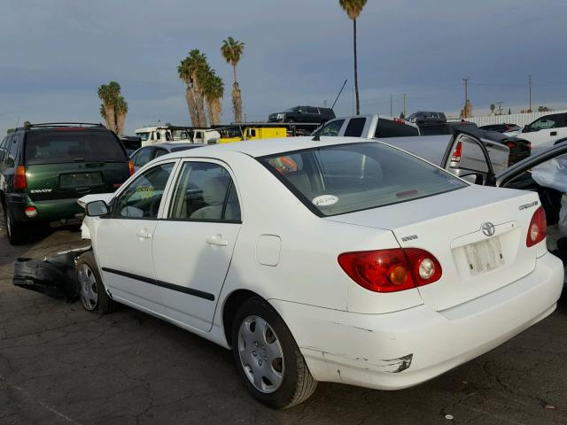 1NXBR32E34Z336762 - 2004 TOYOTA COROLLA CE WHITE photo 3