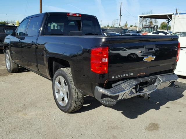 1GCPCREC9JF116874 - 2018 CHEVROLET SILVERADO BLACK photo 3