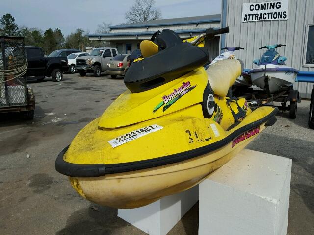 ZZNH8426D797 - 1997 SEAD JET SKI YELLOW photo 2