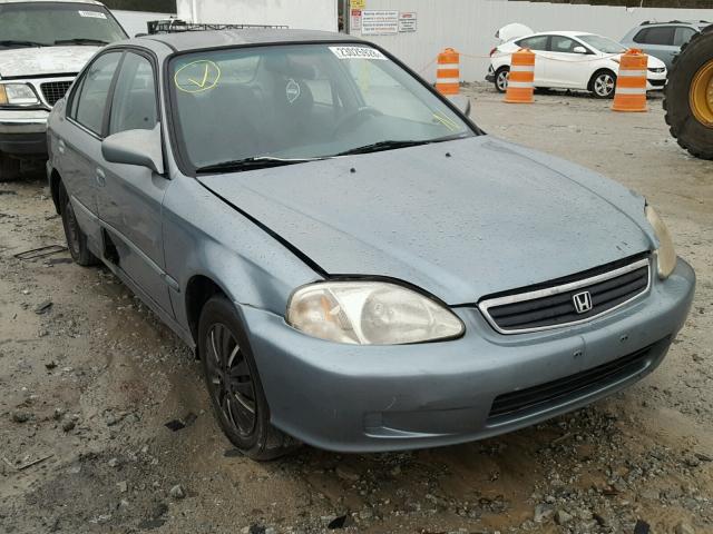2HGEJ6615YH562958 - 2000 HONDA CIVIC BASE BLUE photo 9