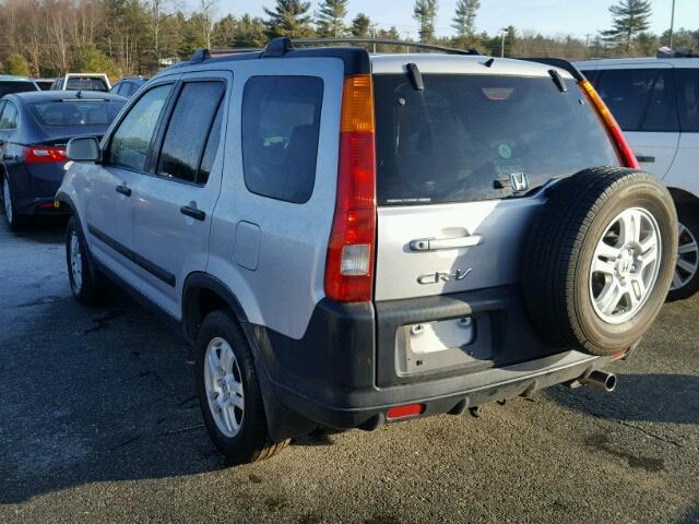 JHLRD78822C076130 - 2002 HONDA CR-V EX SILVER photo 3