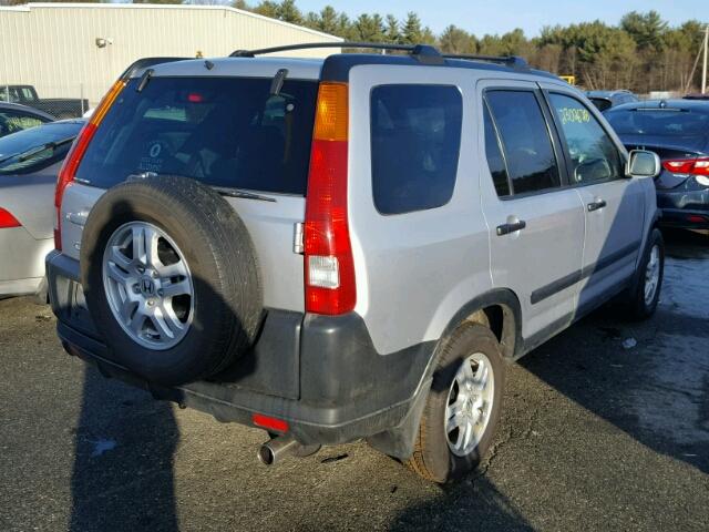 JHLRD78822C076130 - 2002 HONDA CR-V EX SILVER photo 4