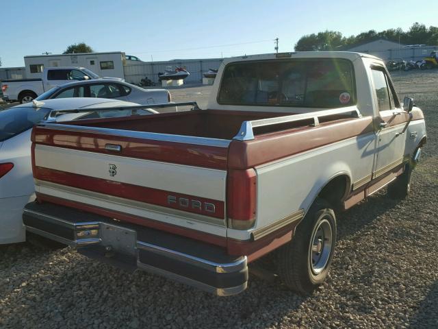 1FTDF15N6KNB12012 - 1989 FORD F150 TWO TONE photo 4