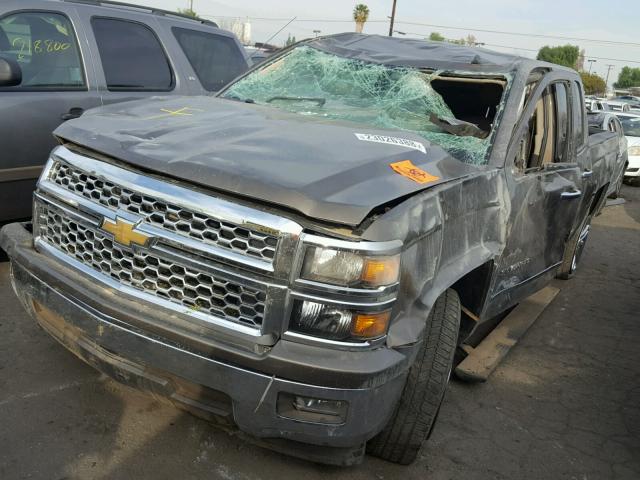 3GCPCREC9EG381038 - 2014 CHEVROLET SILVERADO BROWN photo 2