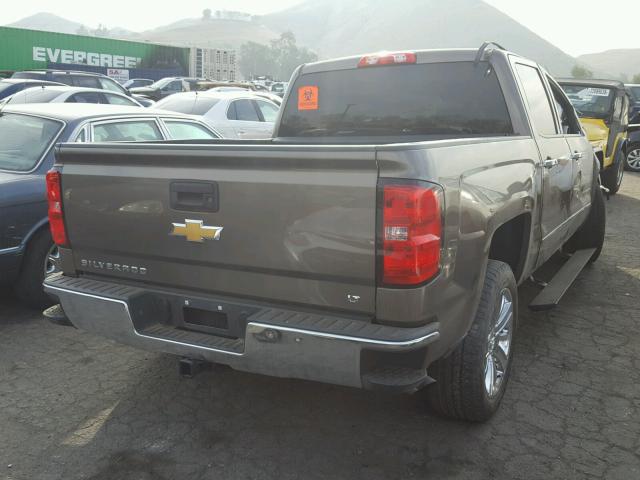 3GCPCREC9EG381038 - 2014 CHEVROLET SILVERADO BROWN photo 4