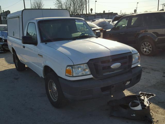 1FTYR10D86PA56639 - 2006 FORD RANGER WHITE photo 1