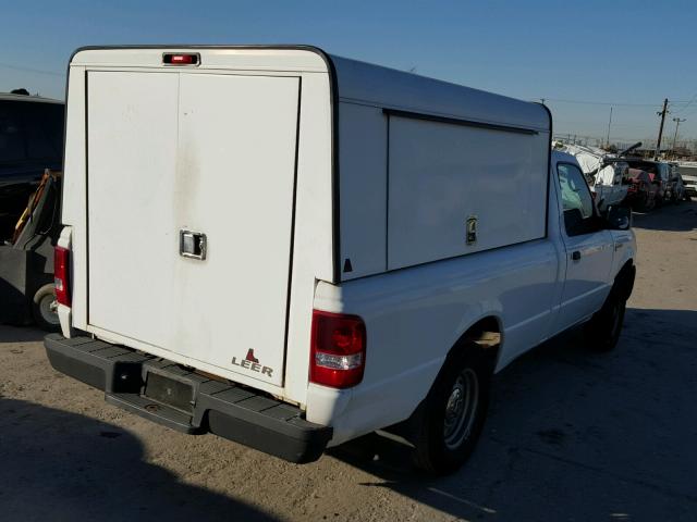 1FTYR10D86PA56639 - 2006 FORD RANGER WHITE photo 4