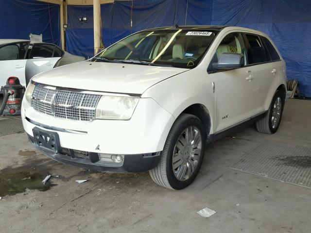 2LMDU68C58BJ12326 - 2008 LINCOLN MKX WHITE photo 2