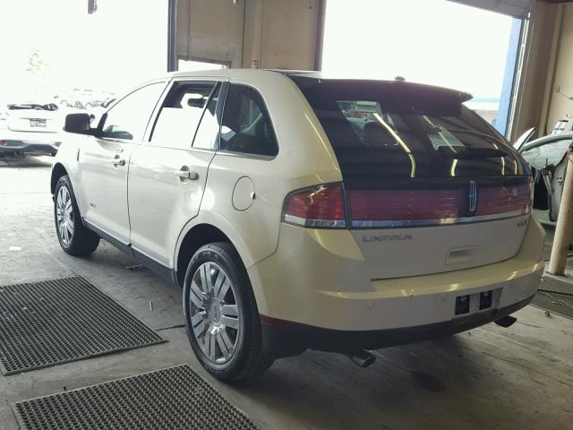 2LMDU68C58BJ12326 - 2008 LINCOLN MKX WHITE photo 3