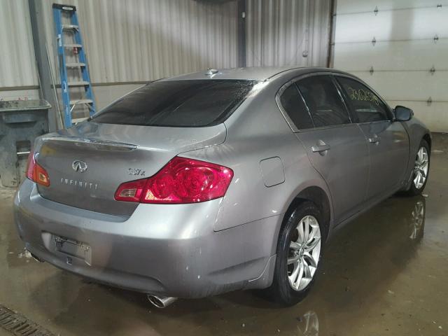 JNKCV61F79M053013 - 2009 INFINITI G37 GRAY photo 4