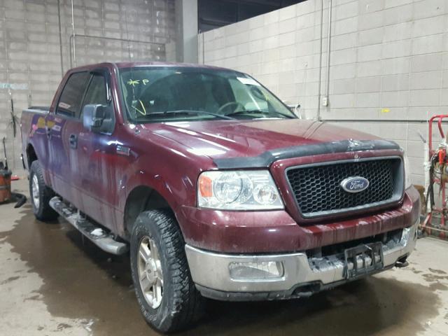 1FTPW145X4KD42669 - 2004 FORD F150 SUPER MAROON photo 1