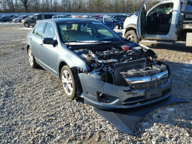 3FAHP0HA0CR205193 - 2012 FORD FUSION SE BLUE photo 1