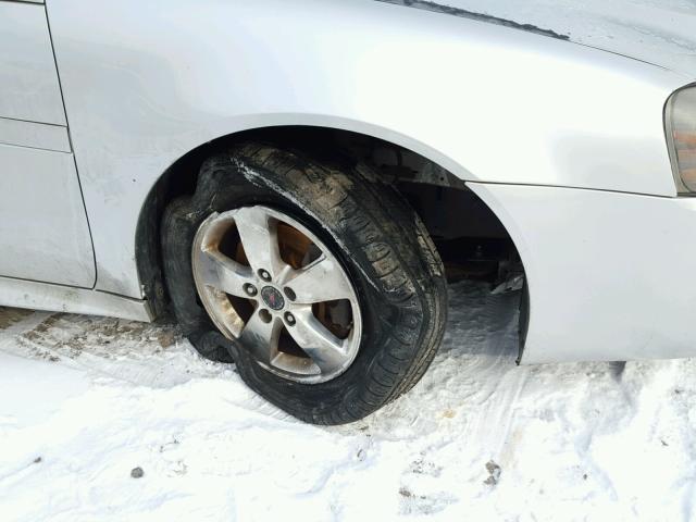2G2WP522X51298364 - 2005 PONTIAC GRAND PRIX SILVER photo 9