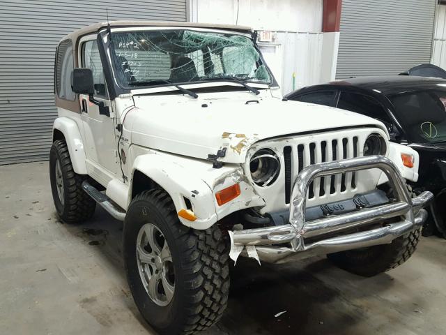 1J4FA59S51P314190 - 2001 JEEP WRANGLER / WHITE photo 1