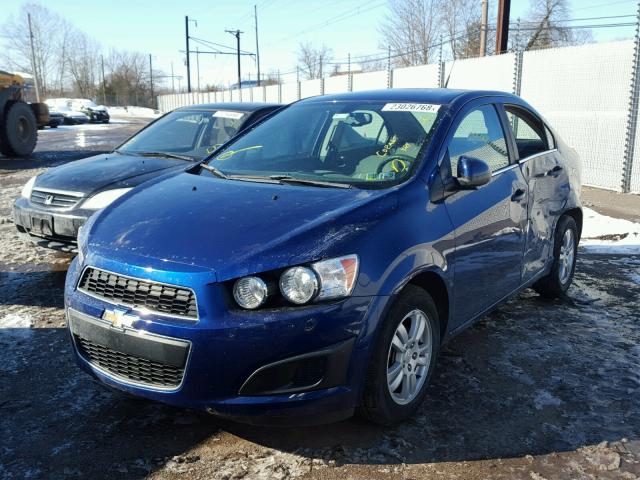 1G1JC5SG0E4149942 - 2014 CHEVROLET SONIC LT BLUE photo 2