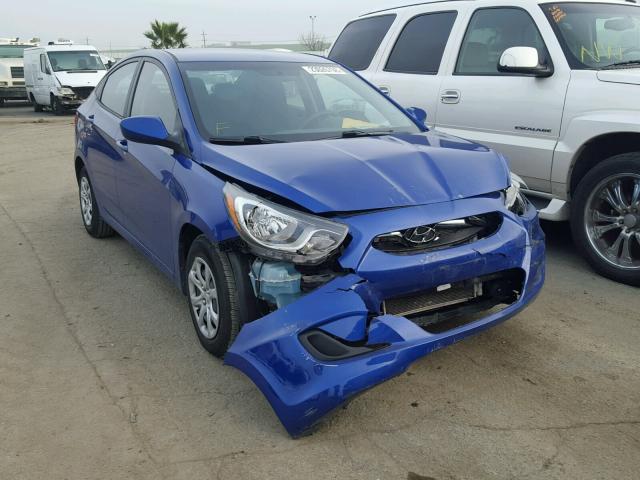 KMHCT4AE3DU367314 - 2013 HYUNDAI ACCENT GLS BLUE photo 1