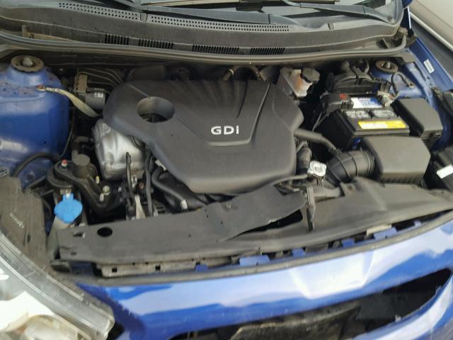 KMHCT4AE3DU367314 - 2013 HYUNDAI ACCENT GLS BLUE photo 7