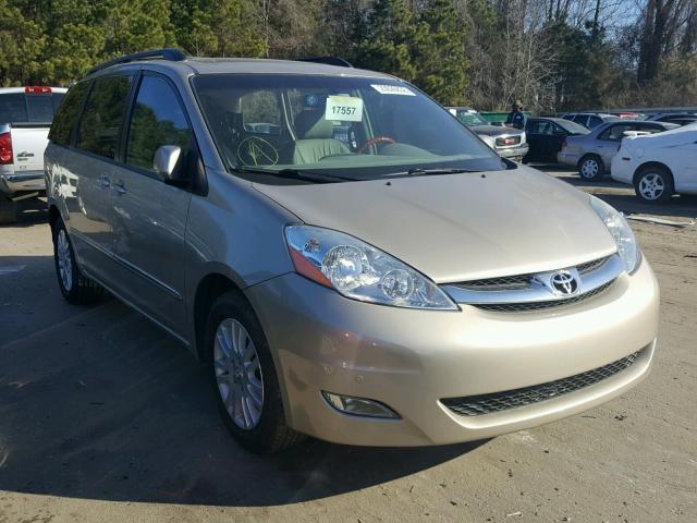 5TDZK22C68S166990 - 2008 TOYOTA SIENNA XLE TAN photo 1