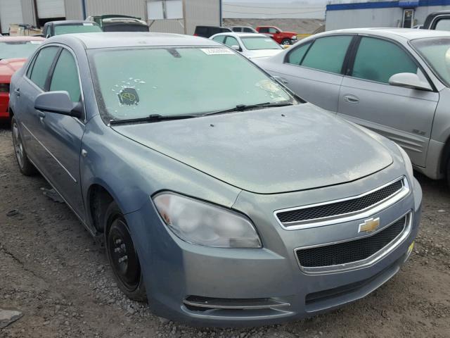 1G1ZH57B984305224 - 2008 CHEVROLET MALIBU 1LT BLUE photo 1