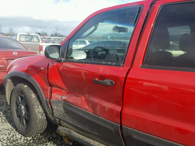 1FMYU04142KB22163 - 2002 FORD ESCAPE XLT RED photo 9