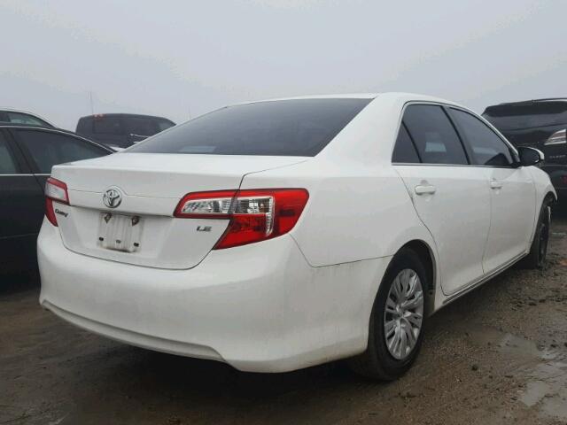 4T4BF1FK4ER369287 - 2014 TOYOTA CAMRY L WHITE photo 4