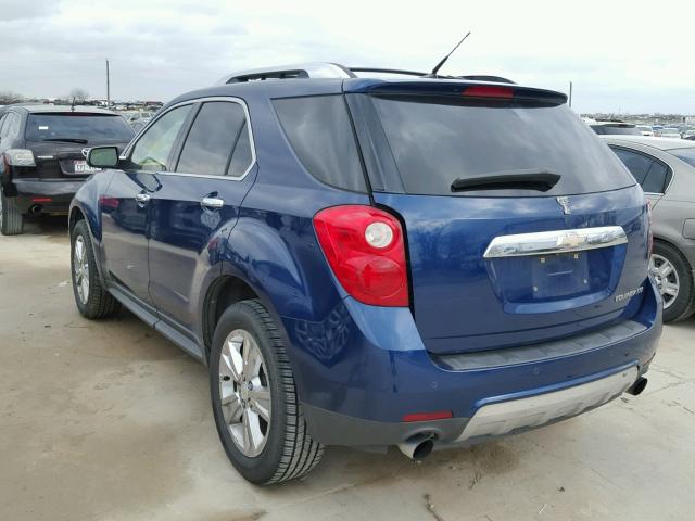 2CNFLFEY9A6227338 - 2010 CHEVROLET EQUINOX LT BLUE photo 3