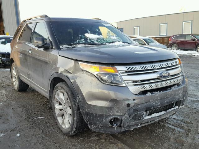 1FMHK8D83CGA30175 - 2012 FORD EXPLORER X GRAY photo 1