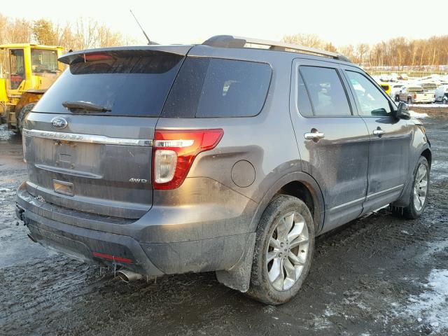 1FMHK8D83CGA30175 - 2012 FORD EXPLORER X GRAY photo 4