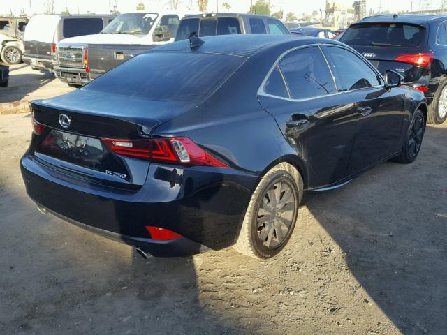 JTHBF1D28F5074513 - 2015 LEXUS IS 250 BLACK photo 4