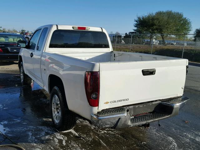 1GCCS196658162728 - 2005 CHEVROLET COLORADO WHITE photo 3