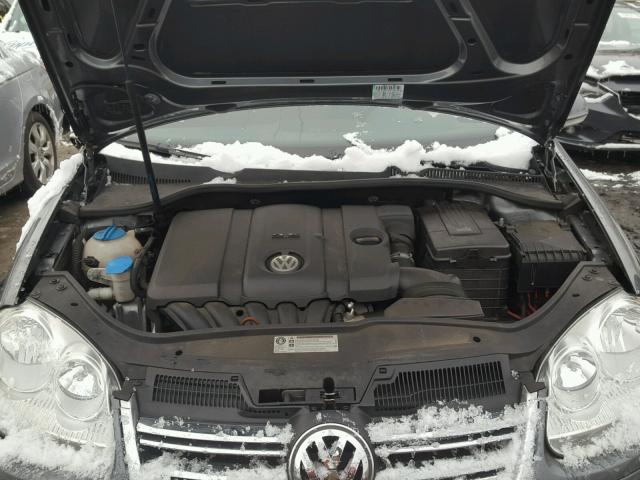 3VWRZ7AJ8AM031425 - 2010 VOLKSWAGEN JETTA SE GRAY photo 7